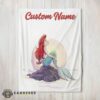 Good Disney The Little Mermaid Delicate And Painterly Blanket Fleece Customized Blanket