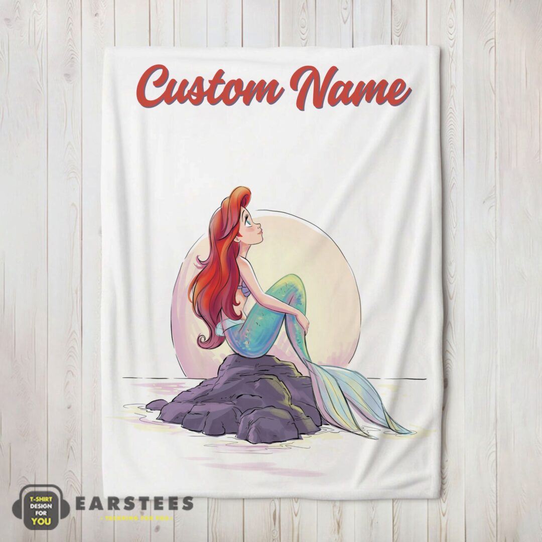 good-disney-the-little-mermaid-delicate-and-painterly-blanket-fleece-customized-blanket-mk-02 Good Disney The Little Mermaid Delicate And Painterly Blanket Fleece Customized Blanket
