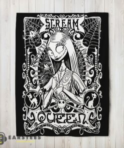 Good Disney The Nightmare Before Christmas Sally Scream Queen Blanket Fleece Customized Blanket