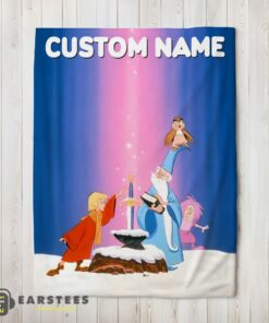 Good Disney The Sword In The Stone Magic And Wonder Blanket Fleece Customized Blanket