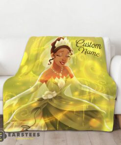 Good Disney Tiana Princess The Princess and the Frog Blanket Fleece Customized Blanket - Image 2