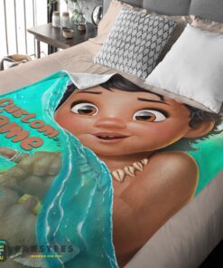 Good Disney Toddler Moana Blanket Fleece Customized Blanket - Image 2