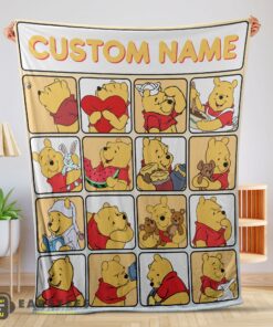 Good Disney Winnie-the-Pooh Cute Pooh Customize Blanket