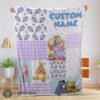 Good Disney Winnie The Pooh Friends Collage Poster Blanket Fleece Customized Blanket