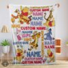 Good Cartoon Disney Winnie-the-Pooh With Friends Blanket Fleece Customized Blanket