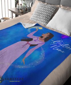 Good Disney Wish Asha Princess Blanket Fleece Customized Blanket - Image 2