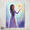Good Disney Wish Asha Princess Star Blanket Fleece Customized Blanket