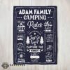 Good Family Camping Rulers Capture The Moment Blanket Fleece Customized Blanket