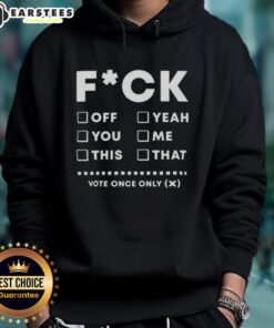 Funny adult humor hoodie featuring the 'Good Fck Checklist' design, perfect for casual wear and laughs.