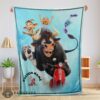Good Ferdinand's Wild Ride A Fun-Filled Adventure Blanket Fleece Customized Blanket