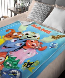 Good Finding Nemo With Friends Blanket Fleece Customized Blanket - Image 2