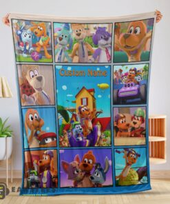 Good Go Dog Go With Friends Blanket Fleece Customized Blanket