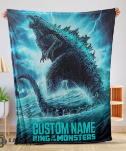Good Godzilla King Of The Monsters Blanket Fleece Customized Blanket