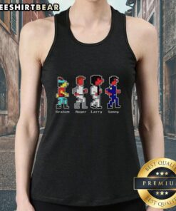 Good Graham Roger Larry and Sonny tank top featuring a vibrant design, perfect for casual summer wear.