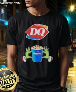 Good Grinch Hands Love Dairy Queen Merry Christmas T-Shirt featuring festive design and holiday spirit for Christmas celebrations.