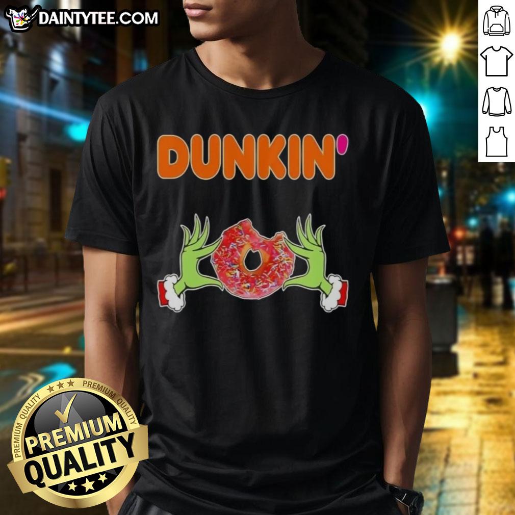 good-grinch-hands-love-dunkin-donut-merry-christmas-t-shirt-1 Good Grinch Hands Love Dunkin Donut Merry Christmas T-Shirt featuring festive design and playful Grinch graphics.