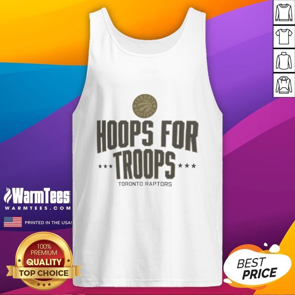 good-hoops-for-troops-toronto-raptors-basketball-tank-top Good Hoops For Troops Toronto Raptors basketball tank top featuring team logo and vibrant colors for fans.