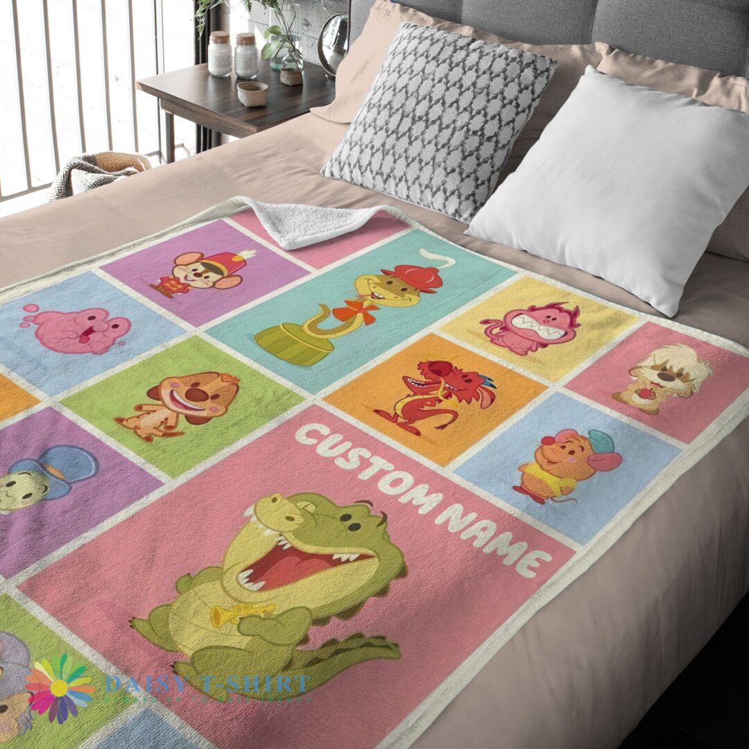 Good Hot Cute Chibi Animals Blanket Fleece Customized Blanket