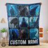 Good King Of The Monsters Godzilla Blanket Fleece Customized Blanket