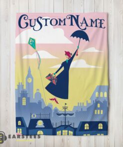 Good Mary Poppins Returns Holiday Blanket Fleece Customized Blanket