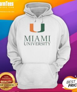 Good Miami University hoodie in vibrant colors, showcasing the school's emblem and perfect for students and fans.