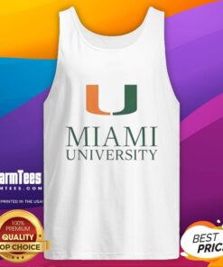 Good Miami University tank top featuring the school's logo, perfect for casual wear and showing school spirit.
