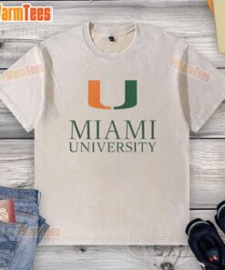 Alt Text: Good Miami University washed t-shirt in vibrant colors, perfect for fans and casual wear enthusiasts.