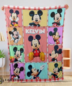 Good Mickey Mouse Collage Blanket Fleece Customized Blanket