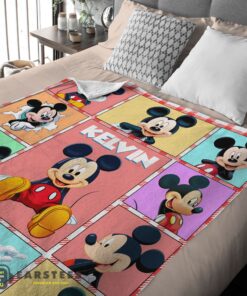 Good Mickey Mouse Collage Blanket Fleece Customized Blanket - Image 2