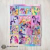 Good My Little Pony Characters Friendship Is Magic Collage Blanket Fleece Customized Blanket