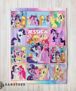 Good My Little Pony Characters Friendship Is Magic Collage Blanket Fleece Customized Blanket