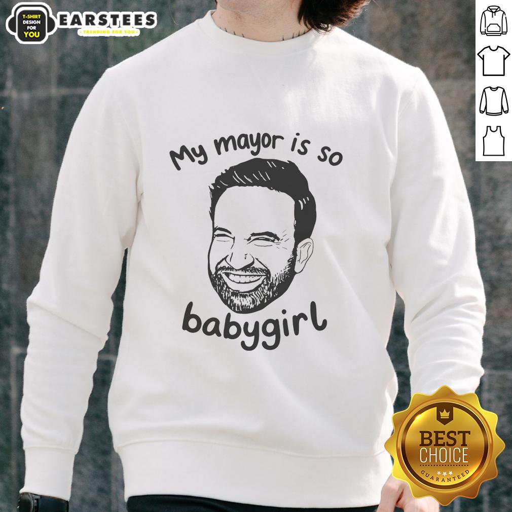good-my-mayor-is-so-babygirl-sweatshirt Good My Mayor Is So Babygirl Sweatshirt in vibrant colors, showcasing a trendy and playful design for casual wear.