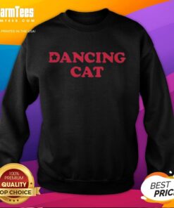 Good NCT Wish Dancing Cat Sweatshirt featuring a playful cat graphic and vibrant colors, perfect for NCT fans.