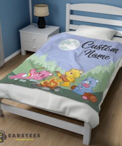 Good Nelvana The Care Bears Family Camping Fleece Blanket – Customize Blanket - Image 3