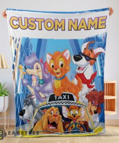 Good Oliver & Company With Friends Drive Taxi Blanket Fleece Customized Blanket