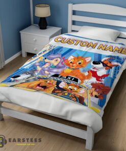 Good Oliver & Company With Friends Drive Taxi Blanket Fleece Customized Blanket - Image 3