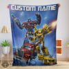 Good Optimus Prime and Bumblebee Transformers Movie Blanket – Customize Blanket