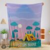 Good Outdoor Adult Kid Colorful Camping Customized Blanket