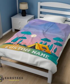 Good Outdoor Adult Kid Colorful Camping Customized Blanket - Image 3