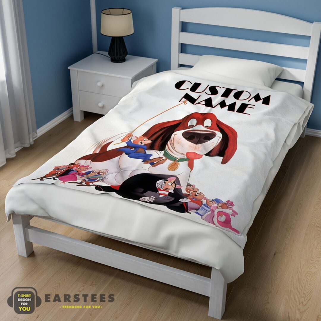 good-personalized-the-great-mouse-detective-with-friends-blanket-fleece-customized-blanket-mk-02 Good Personalized The Great Mouse Detective With Friends Blanket Fleece Customized Blanket - Image 3