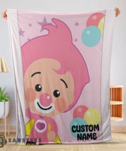 Good Pink Plim Plim Love Blanket Fleece Customized Blanket