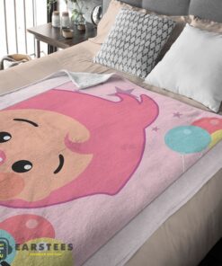 Good Pink Plim Plim Love Blanket Fleece Customized Blanket - Image 2