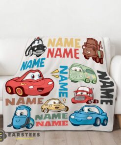 Good Pixar Cartoon Cars Cute Character Blanket Fleece Customized Blanket - Image 2