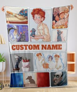 Good Pixar Ratatouille Linguini and Remy With Friends Blanket Fleece Customized Blanket