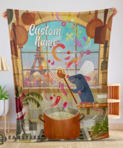Good Pixar Ratatouille Warm & Soft Remy Chief Blanket Fleece Customized Blanket