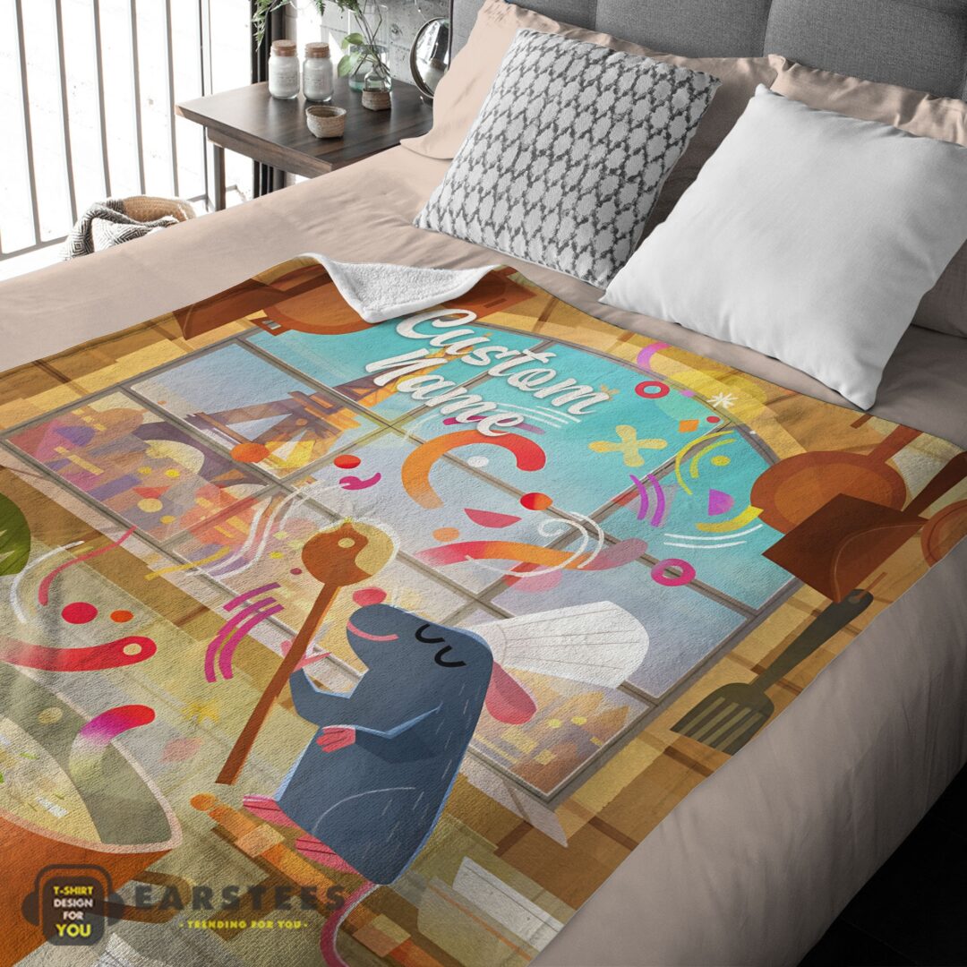 good-pixar-ratatouille-warm-soft-remy-chief-blanket-fleece-customized-blanket-mk-03 Good Pixar Ratatouille Warm & Soft Remy Chief Blanket Fleece Customized Blanket - Image 2