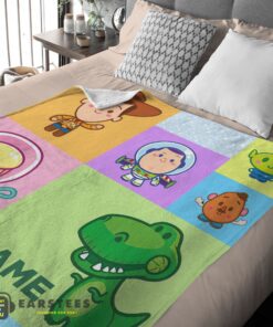 Good Pixar Toy Story Chibi Character Blanket Fleece Customized Blanket - Image 2