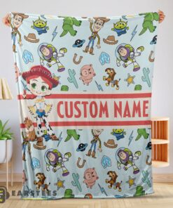 Good Pixar Toy Story Cowgirl With All Friends Blanket Fleece Customized Blanket