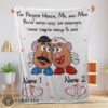 Good Pixar Toy Story Mr. Potato and Ms. Potato Blanket Fleece Customized Blanket