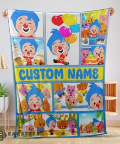 Good Plim Plim & Friends Collage Blanket Fleece Customized Blanket